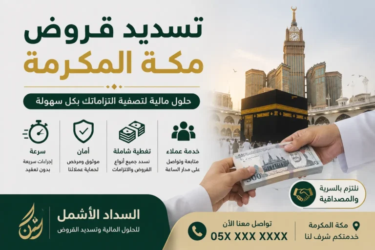 تسديد قروض مكة المكرمة: الطرق الآمنة والمعتمدة لإدارة الالتزامات المالية